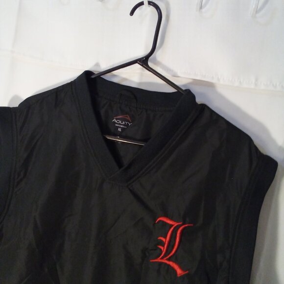 Acuity Pullover Vest Jacket Mens XL Sleeveless Logo Pockets Black - Picture 8 of 13